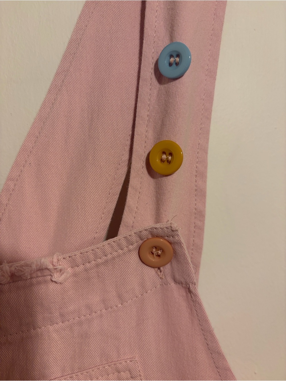 NWT BLUE VELVET Pink Patchwork Overalls EMBROIDERED FLOWERS LARGE Bluevelvet - Picture 10 of 14